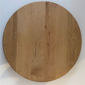 Natural Wood Round Lazy Susan